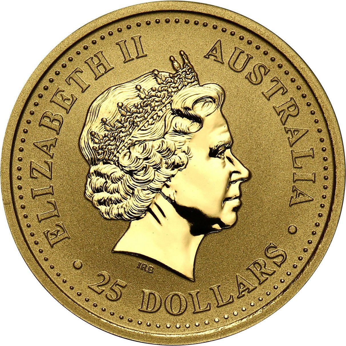 Australia. 25 dolarów 2002 Kangury - 1/4 uncji złota
